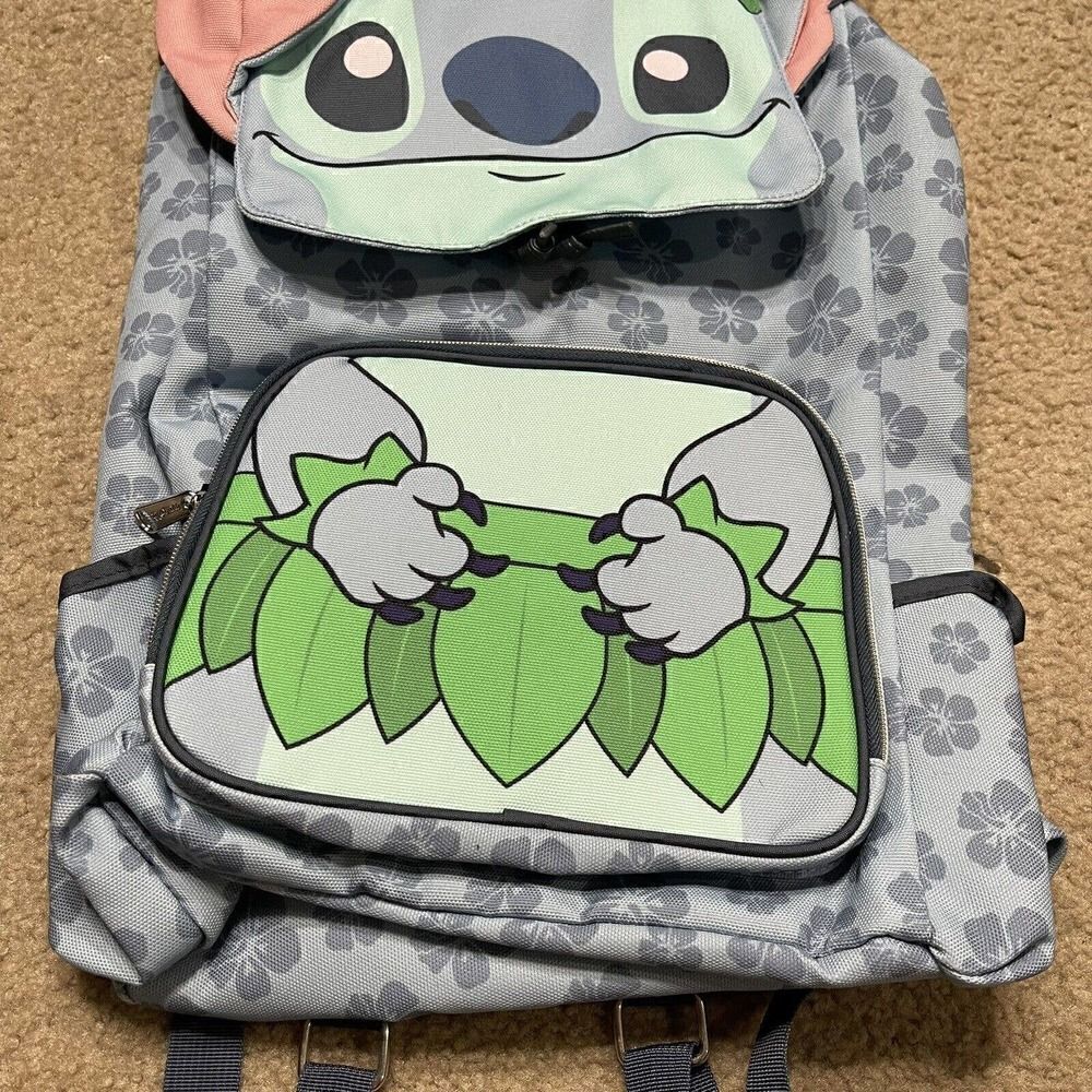 Disney Skirt Stitch Loungefly Large Backpack Bag Collection Lilo Blue Luau Hula